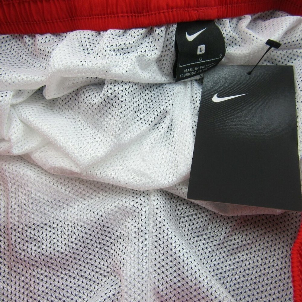 Nike Sportswear Throwback Nylon Basketball Shorts Size Large Mens NEW - Picture 8 of 11